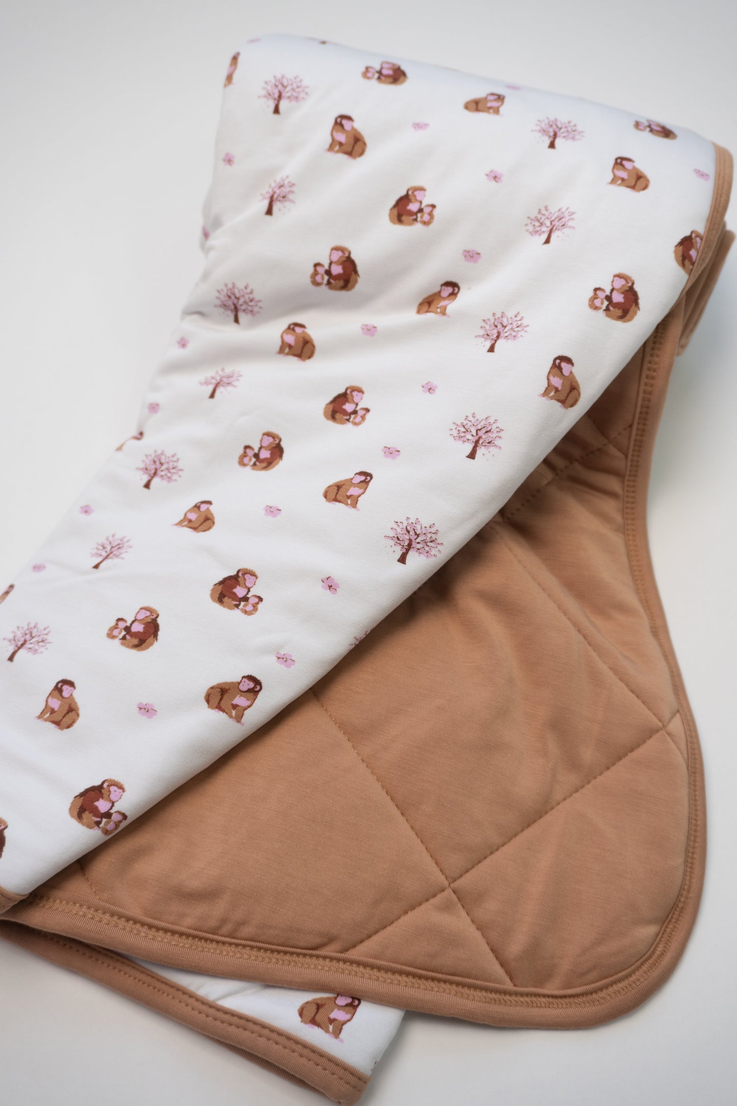Macaque | Posy Quilted Blanket 35x35"