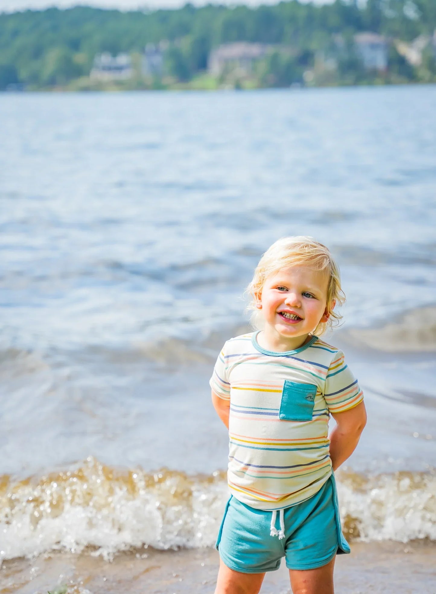 Kid's Coastal Stripe Set