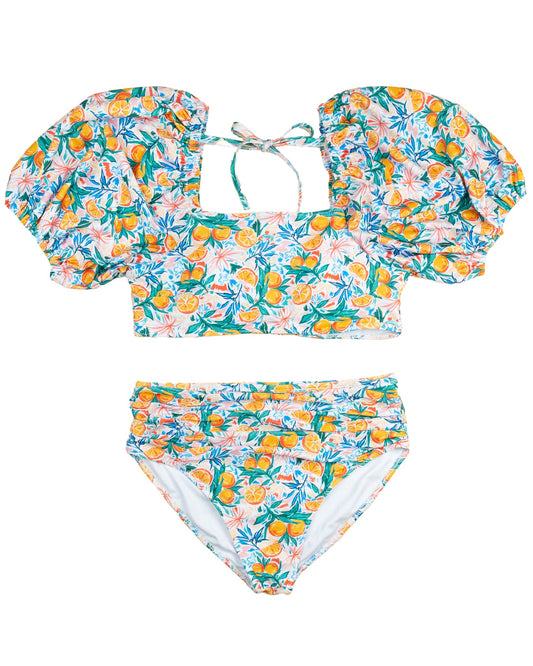 Summer Citrus Ladies High Waisted Bikini- FINAL SALE