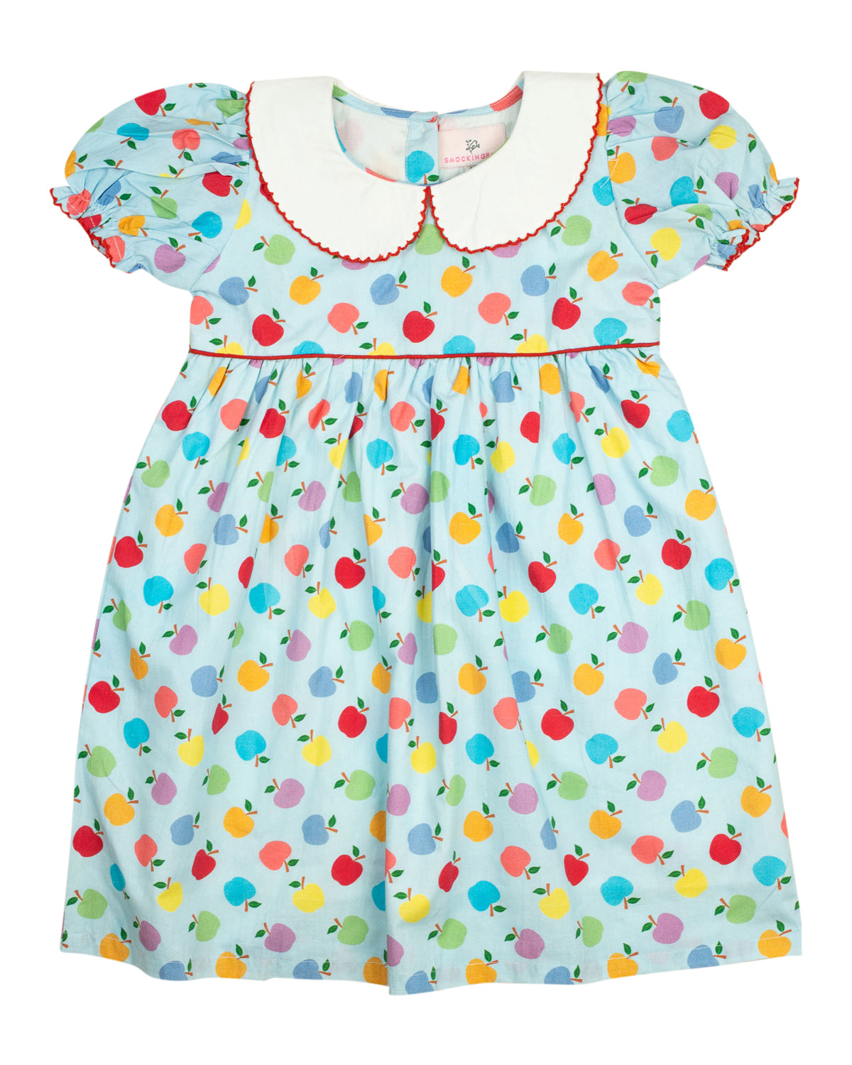 Apple Toss Bishop Sleeve Dress- FINAL SALE