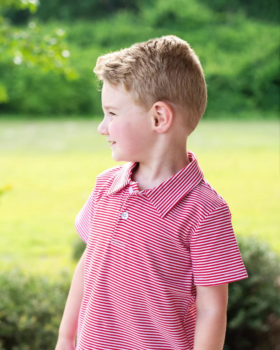 Michael Polo- Cornflower Blue Stripe