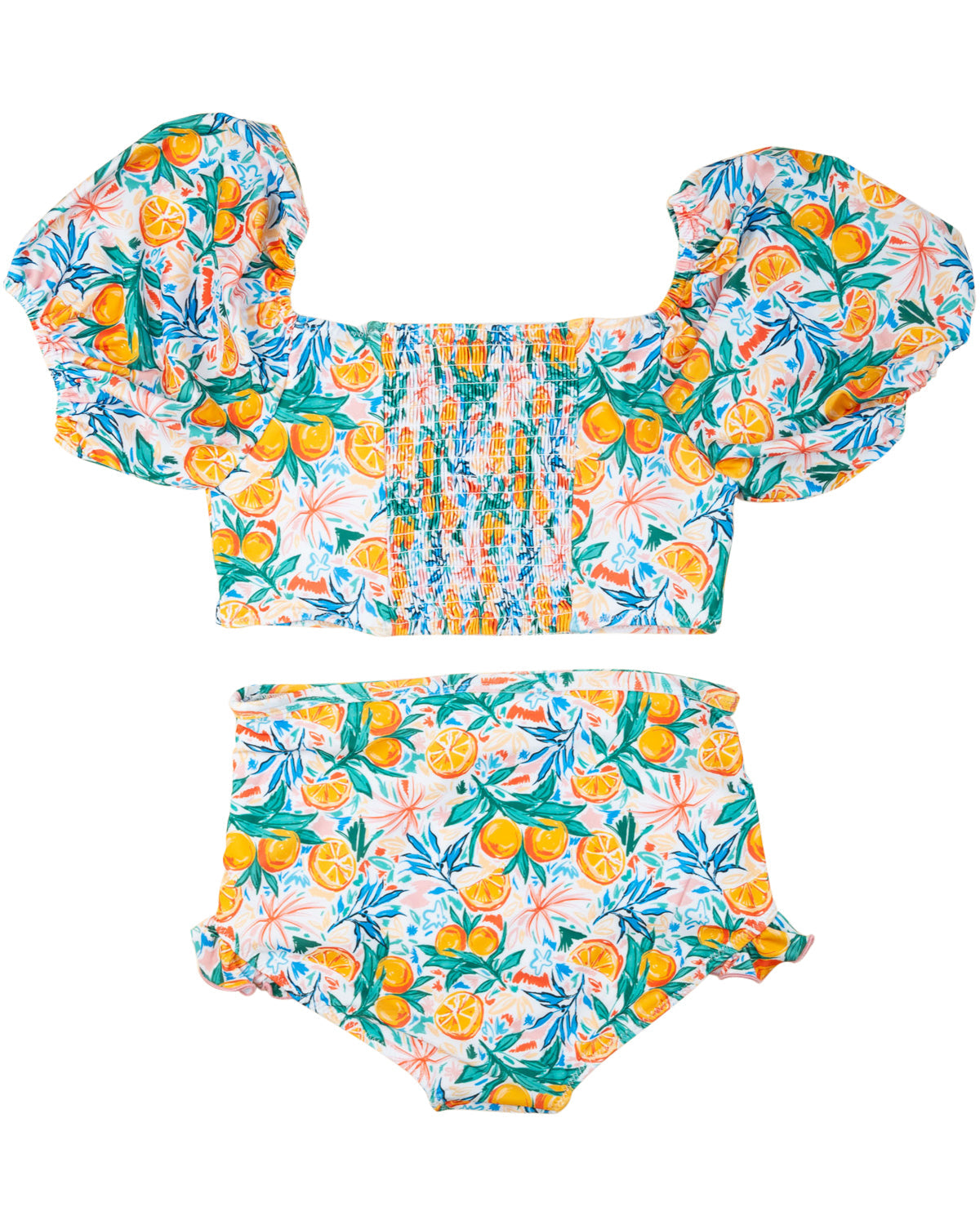 Summer Citrus High Waisted Bikini- FINAL SALE