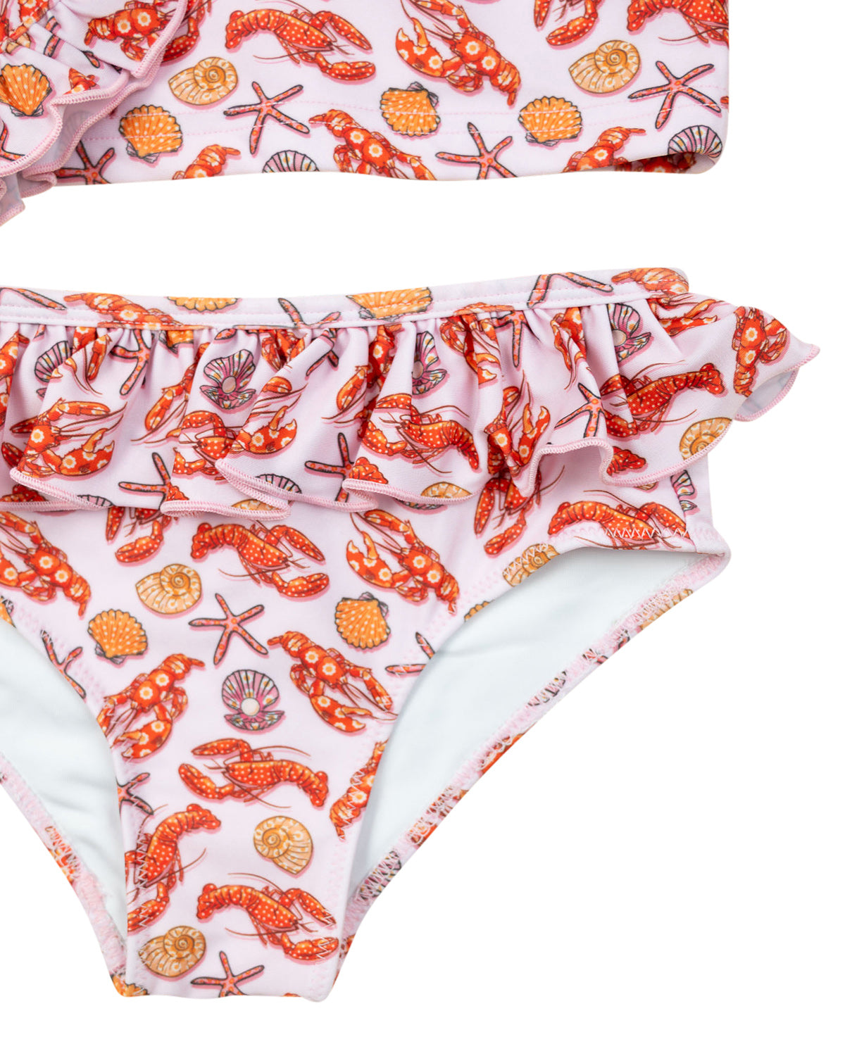 Red as a Lobster Long Sleeve Bikini- FINAL SALE