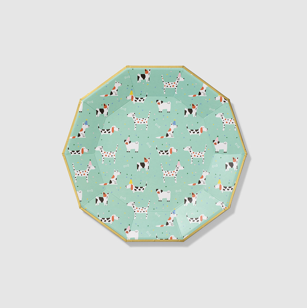 Hot Diggity Dog Large Plates (10 per pack)