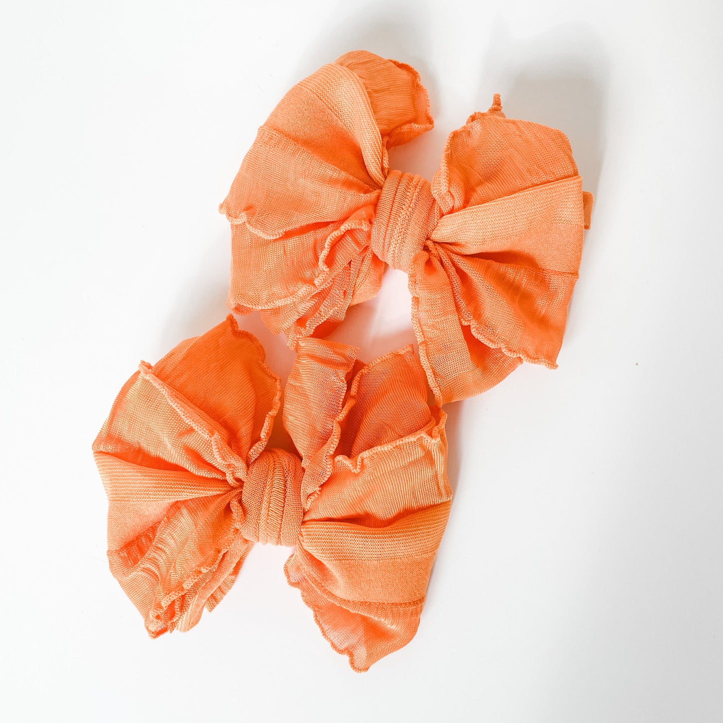 Dreamsicle Ruffle Clip