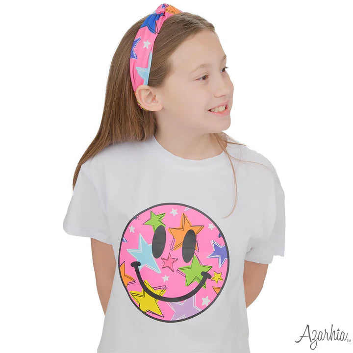 Bright Stars Smiley on Boxy T'