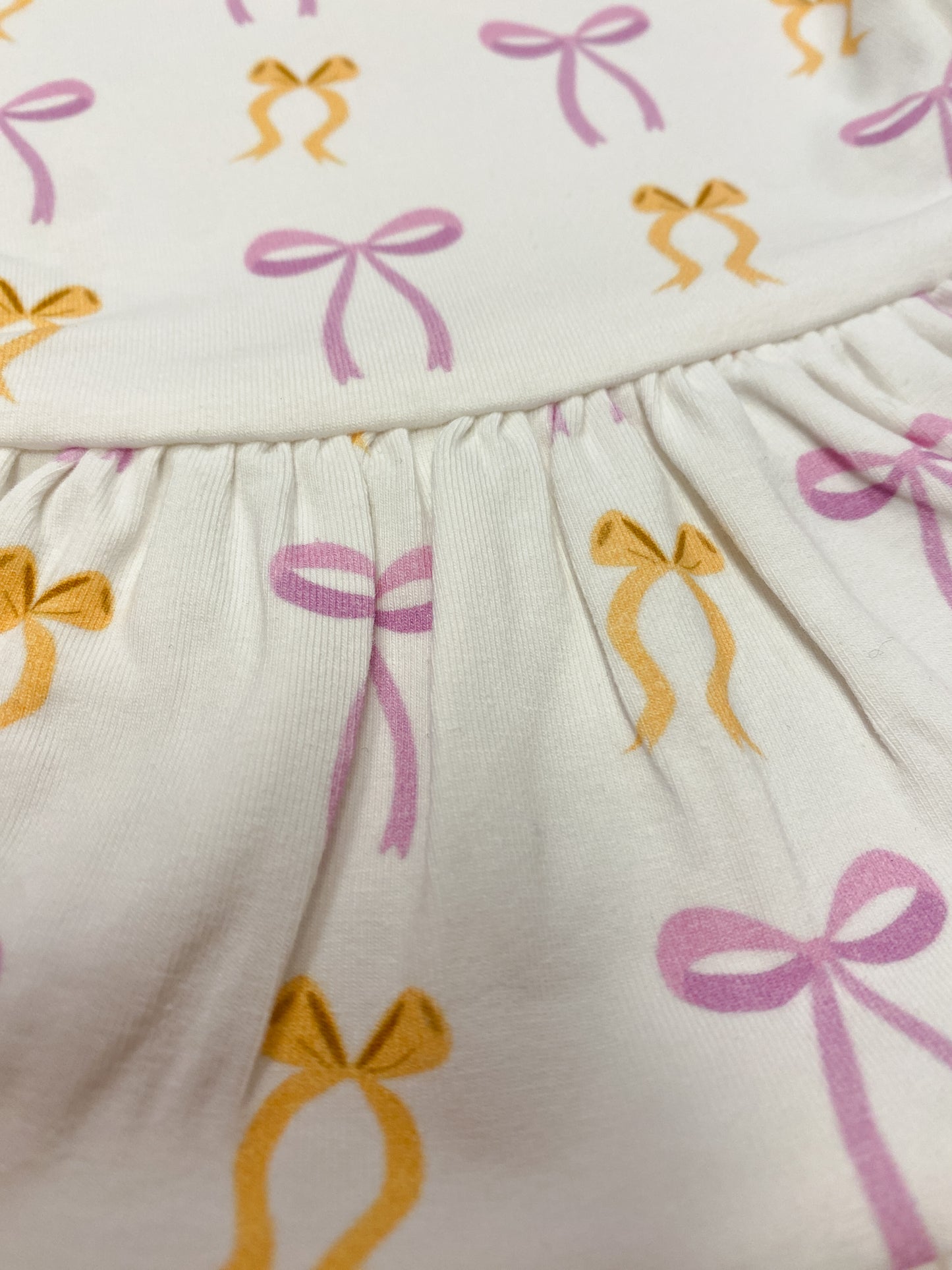 Put a Bow On It! Twirl Dress & Biker Shorts Set – Purple & Gold