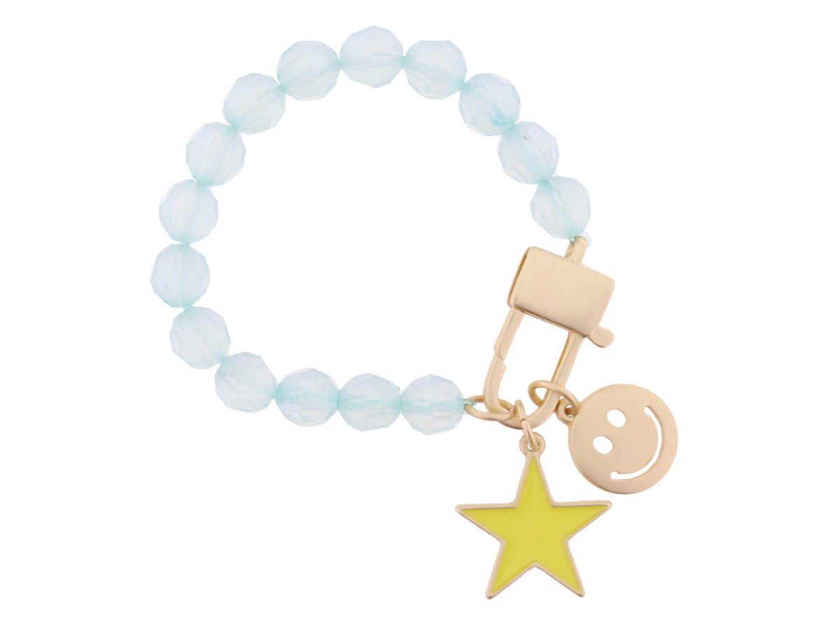 Star Happy Face Bracelet