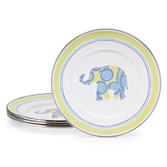 Elephant Child Plates - Set of 4