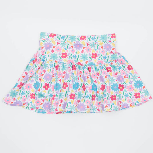 Floral Gathered Skort