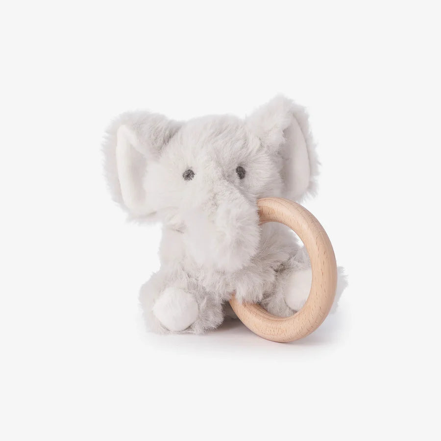 Plush & Wooden Ring Rattles