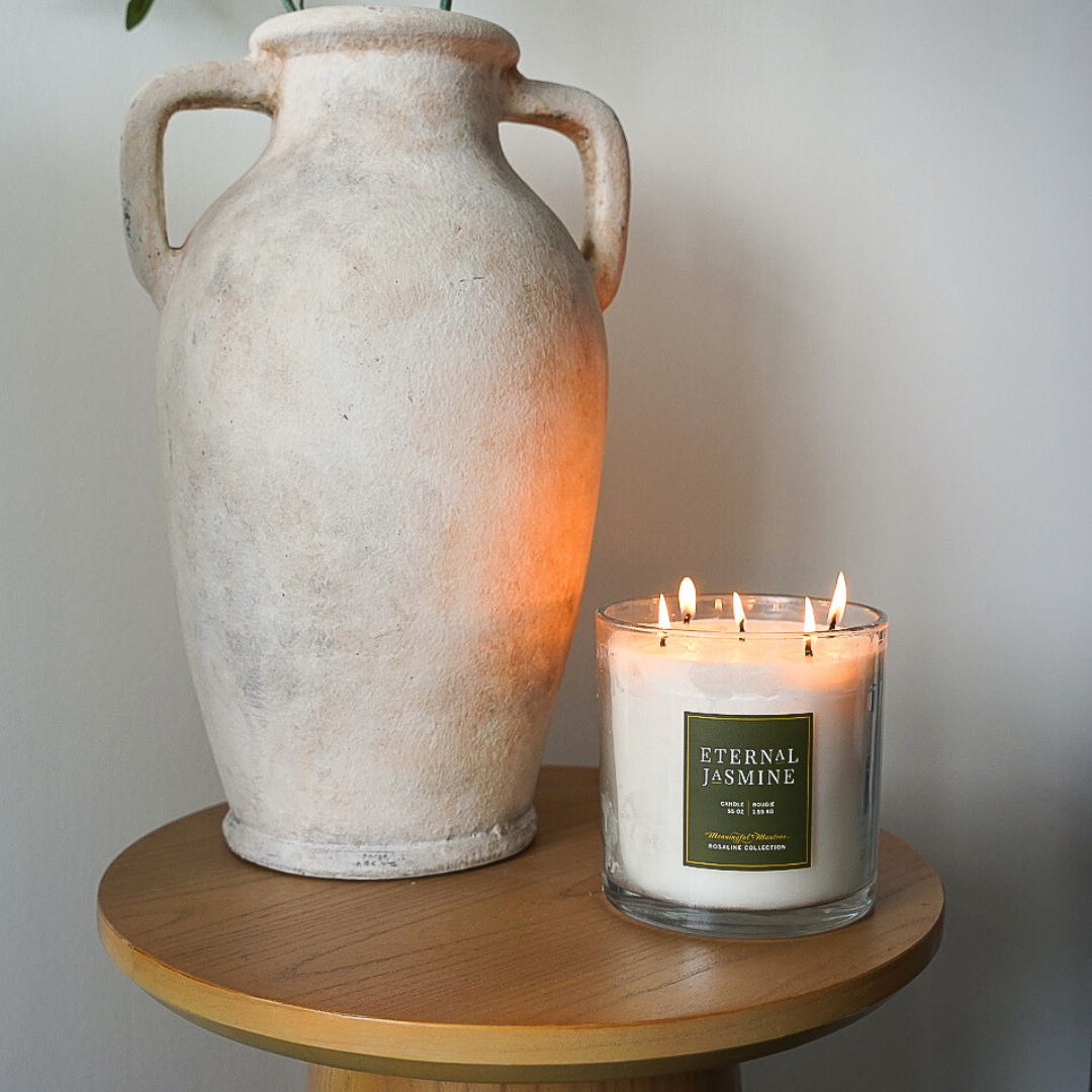 Forever Eternal Jasmine Natural Candle 55oz Rosaline Collection