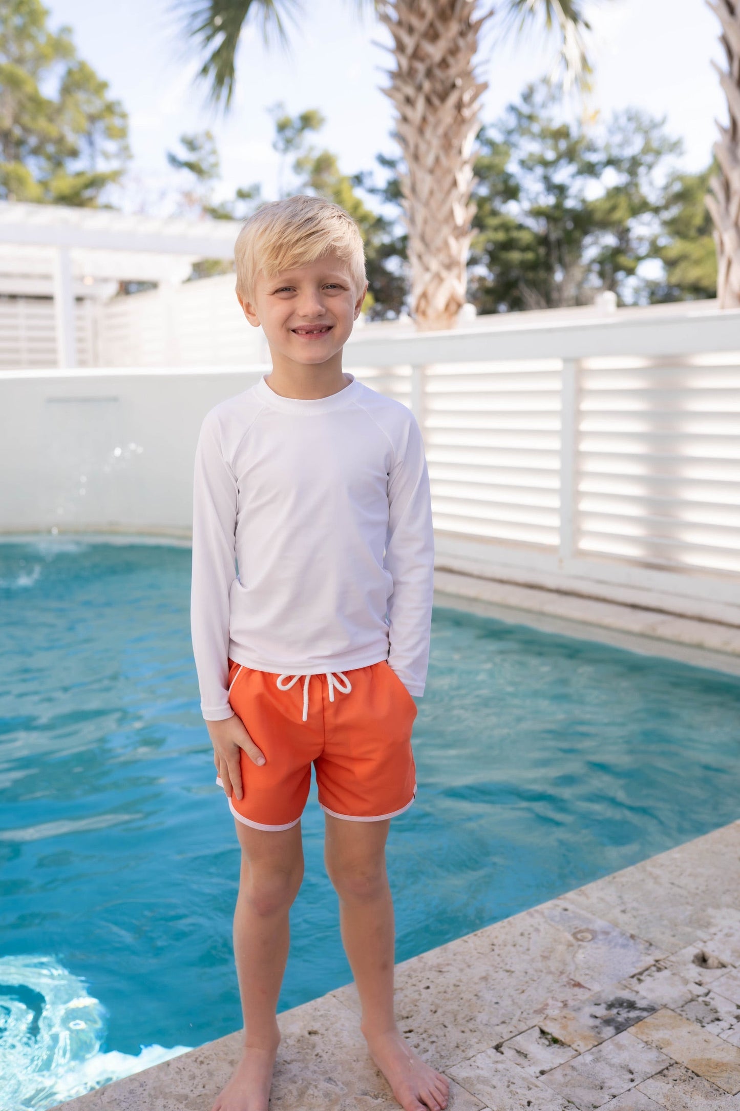 Tangerine Swim Shorts