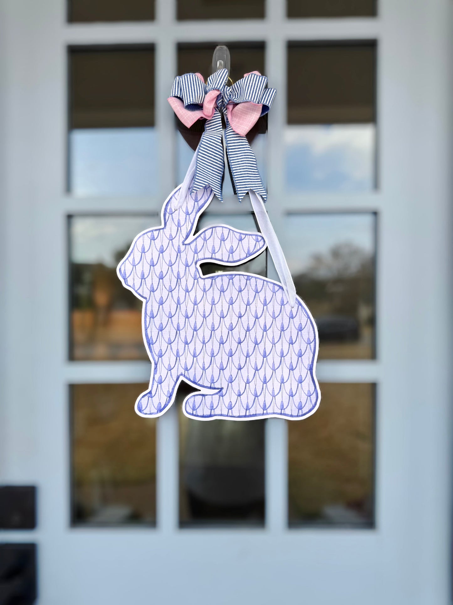 Heirloom Bunny Reversible Door Hanger