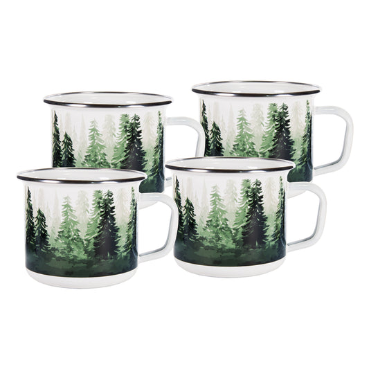 Forest Glen 24 oz Grande Mugs - Set of 4