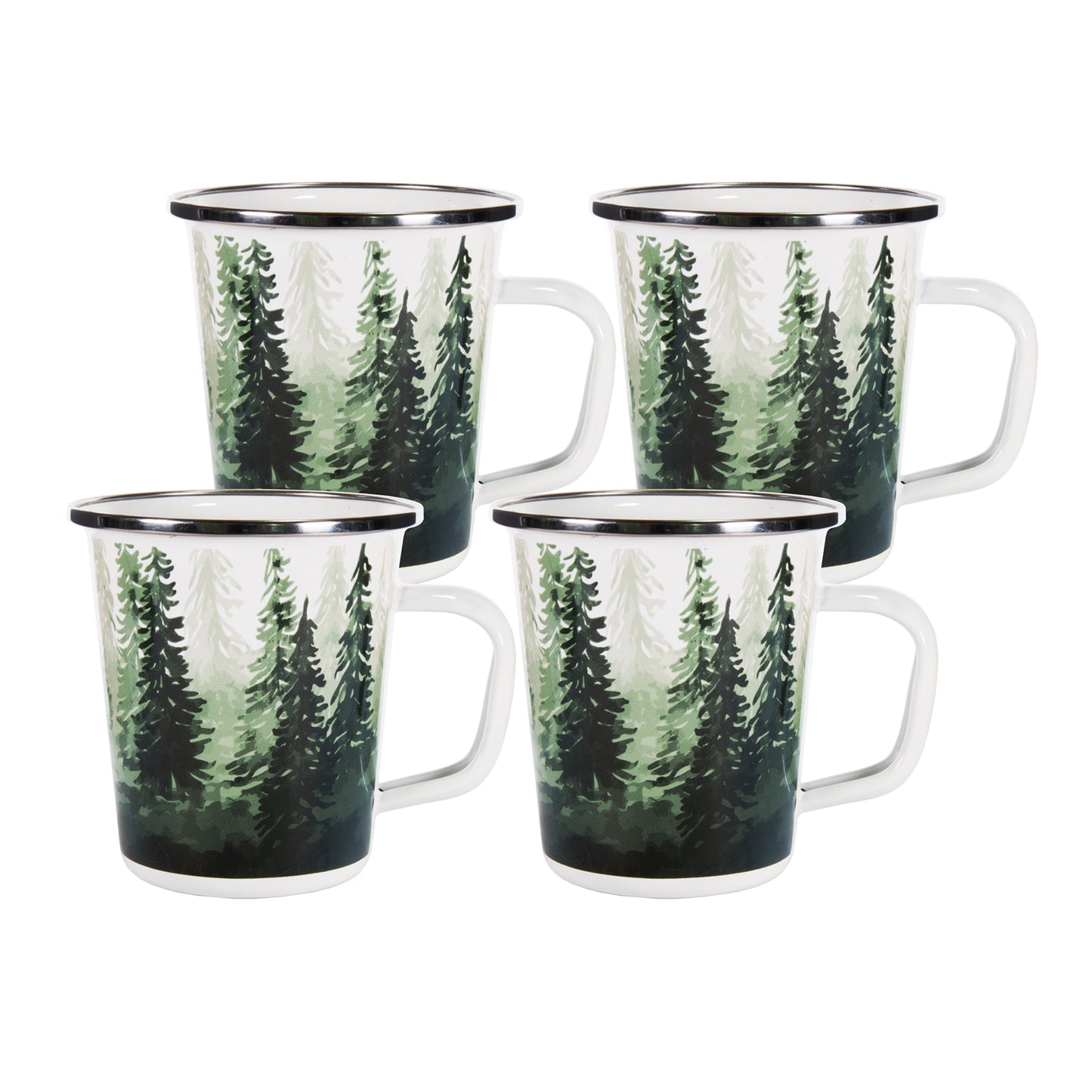 Forest Glen 16 oz Latte Mugs - Set of 4