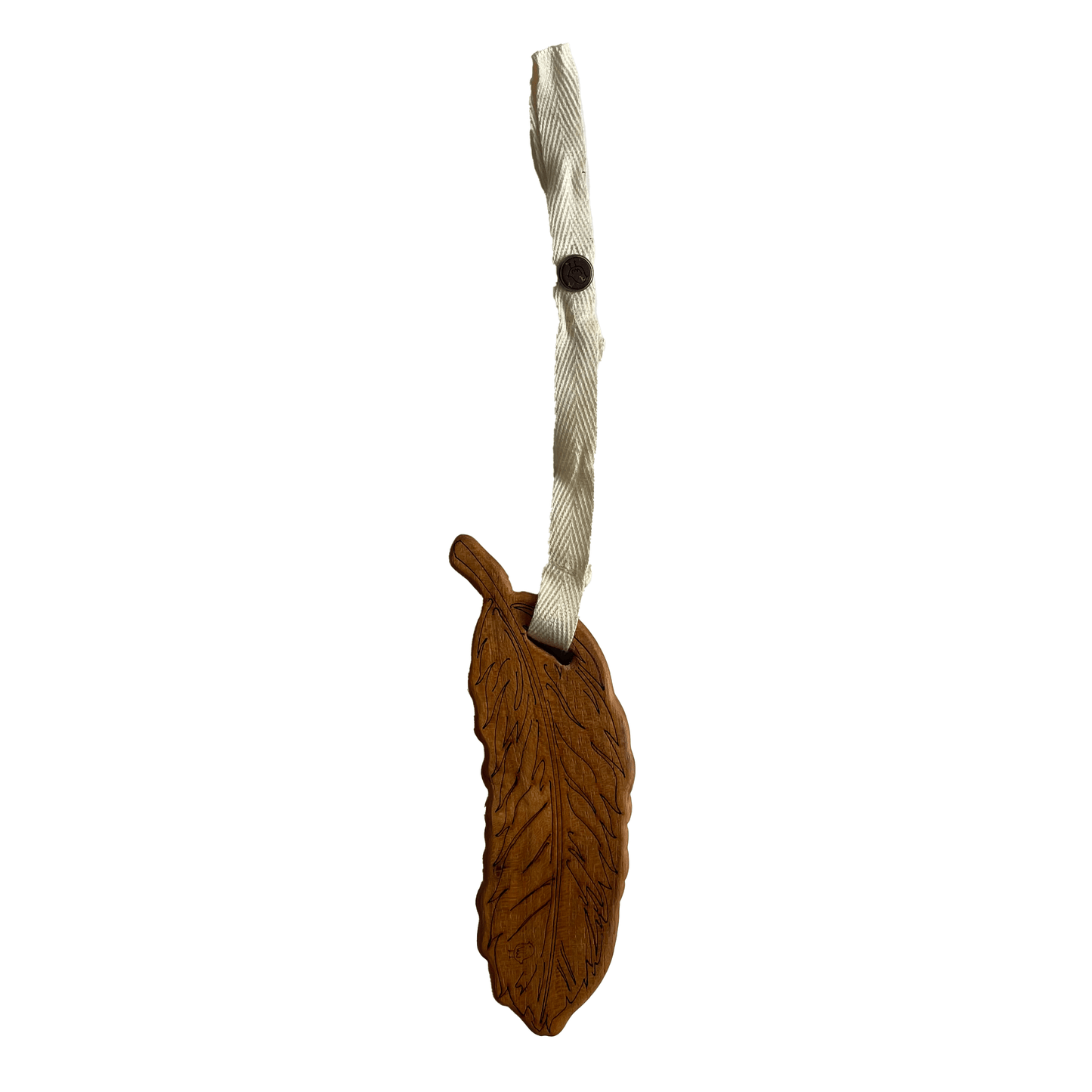 wood stroller toy | feather