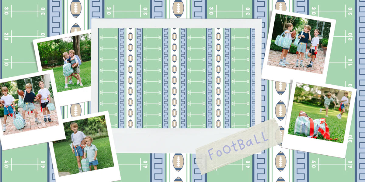 Apple of My Isla Football Wipeable Backpack | Kids School Backpack | Bossier City, LA