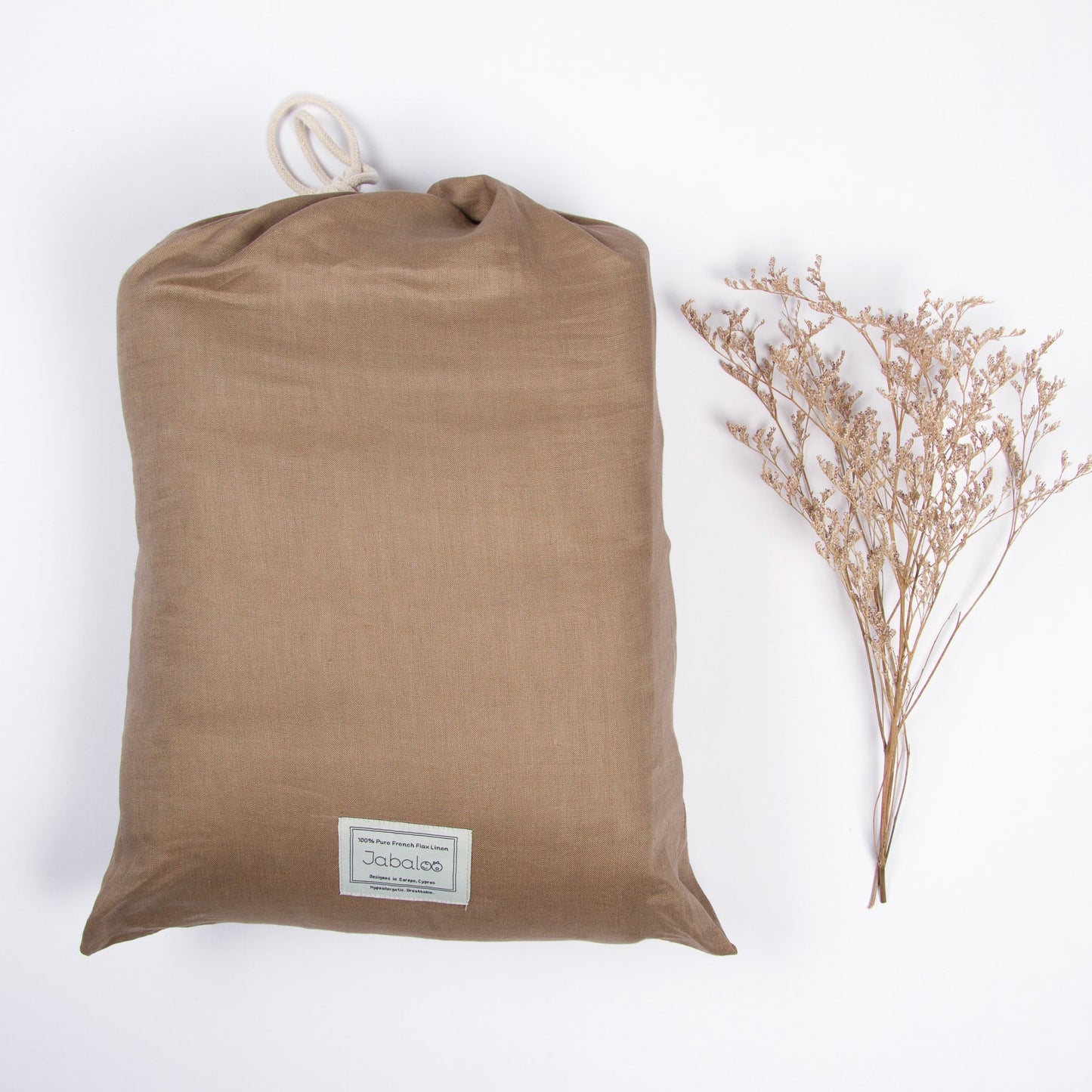 French Linen Baby Playmat - Chestnut