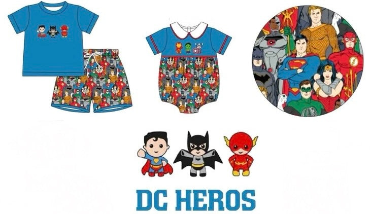 DC Heros embroidery outfits