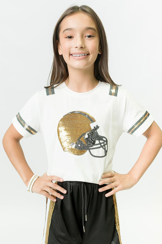 Black and Gold Helmet Shirt