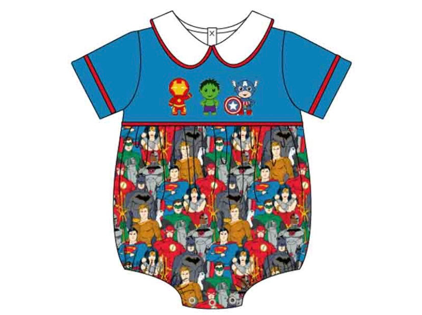 DC Heros embroidery outfits