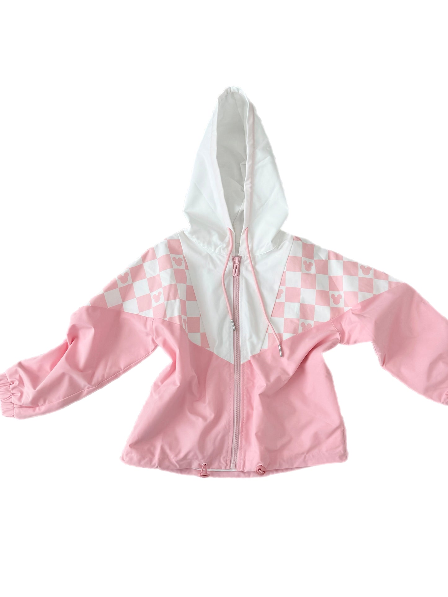 Pink Toddler & Kids Checkered Magic Jacket
