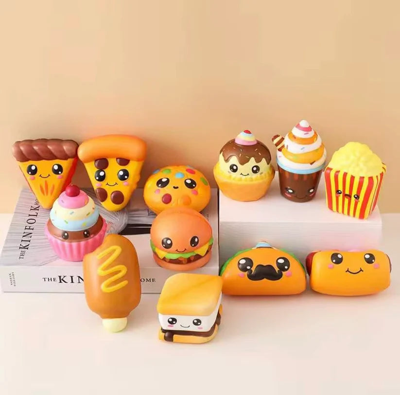 Mini Food Squishy – Kawaii Slow-Rise Foam Sensory Fidget Toy | Choose Your Style