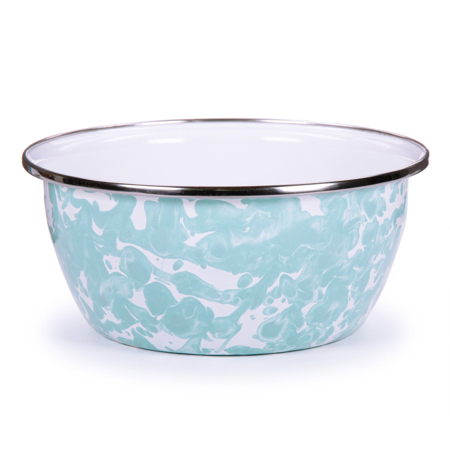 Sea Glass Swirl Salad Bowls - Set of 4, Sea Glass