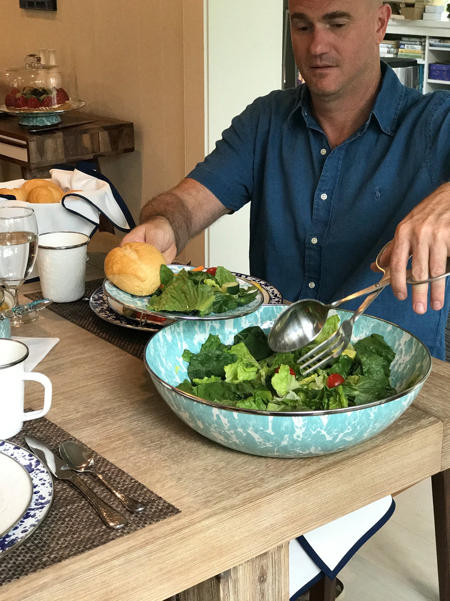 Sea Glass Catering Bowl