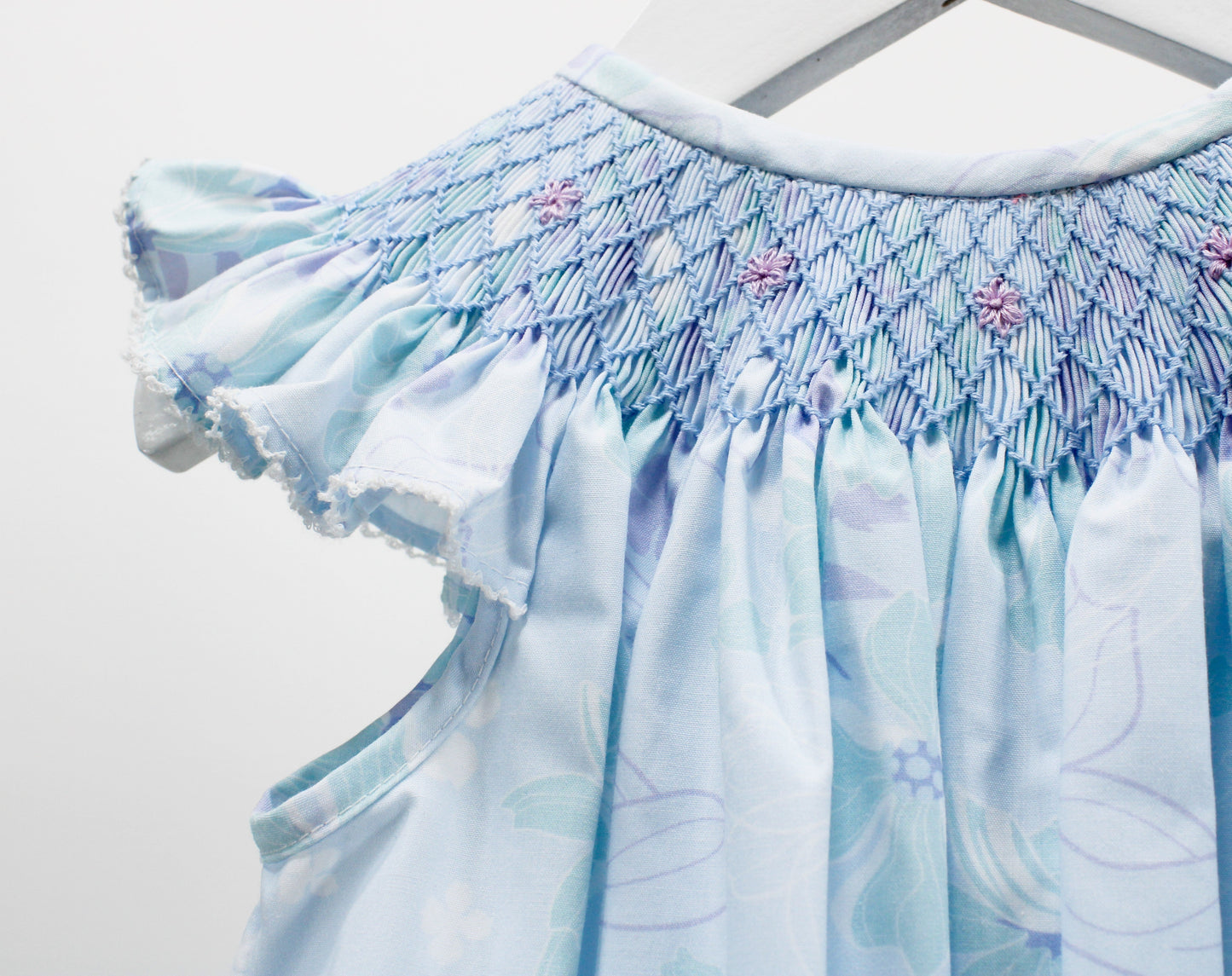 Beautiful Blue Garden Zoey Dress