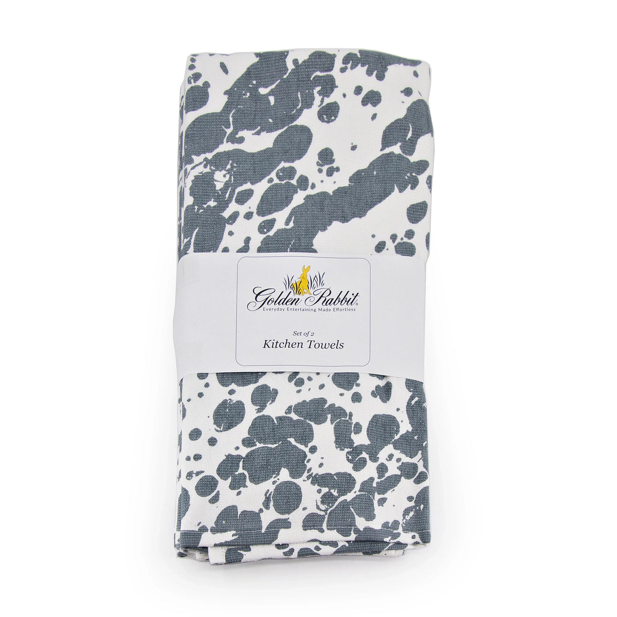 Grey Swirl Kitchen Towel - Set of 2