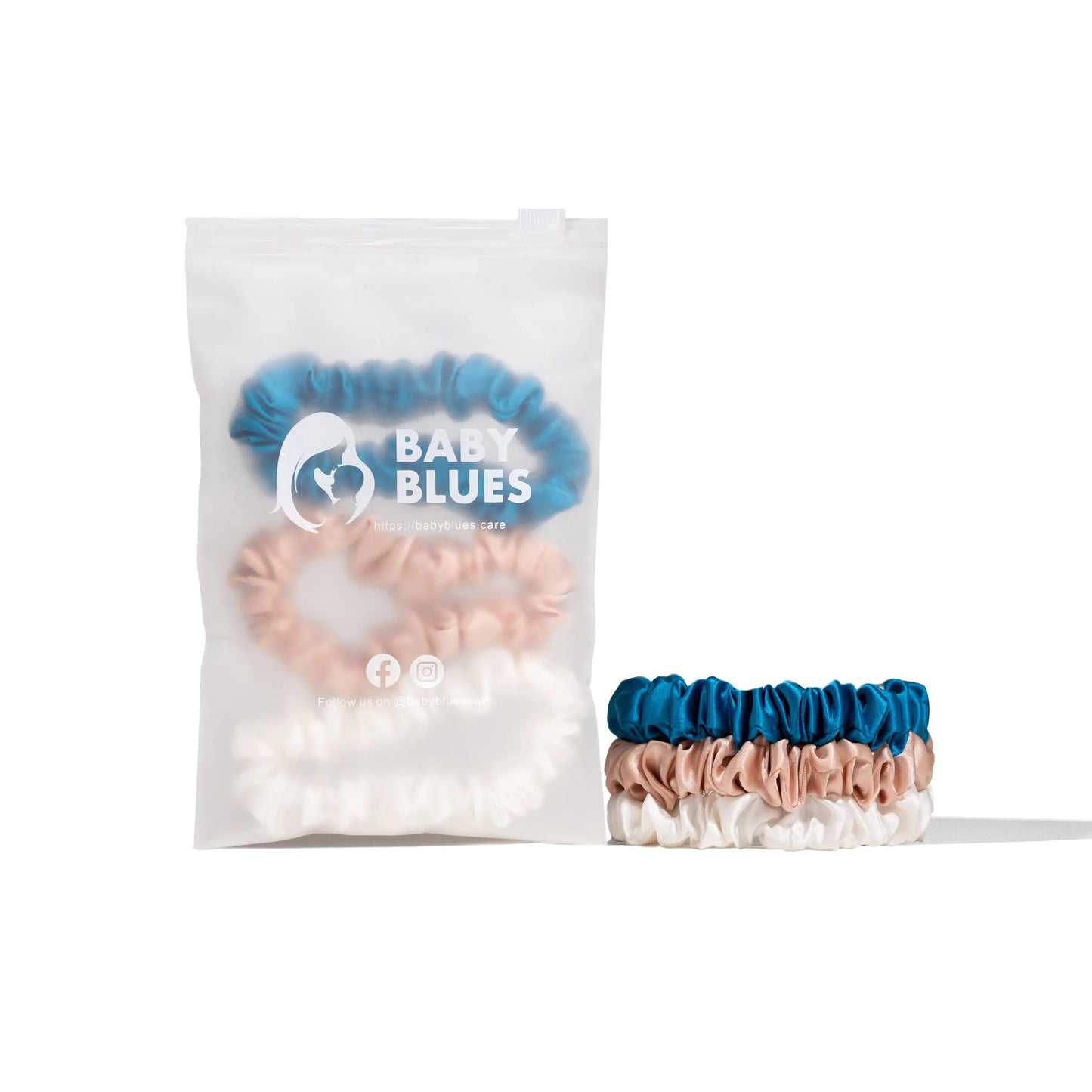 Gentle Hair Silk Scrunchies