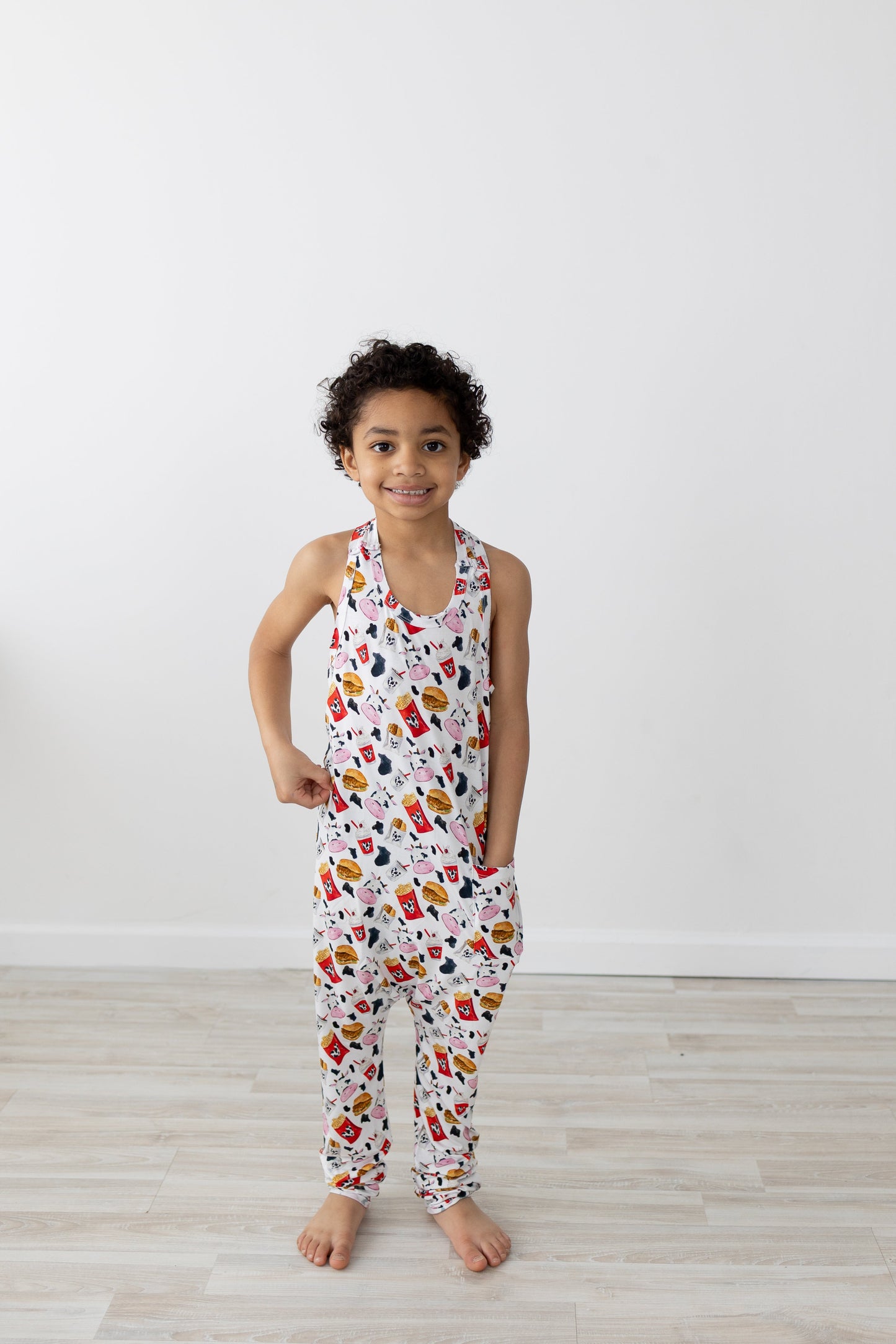 Snuggies & Nuggies Racerback Pocket Romper