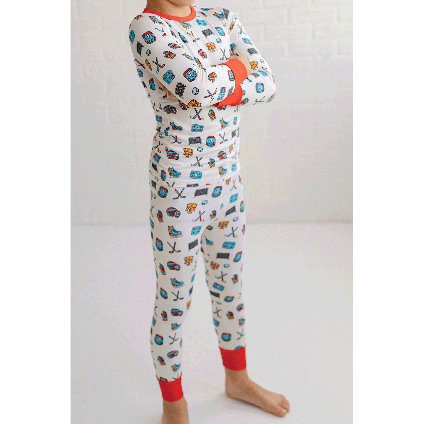 Hockey Two-Piece Pajama Set