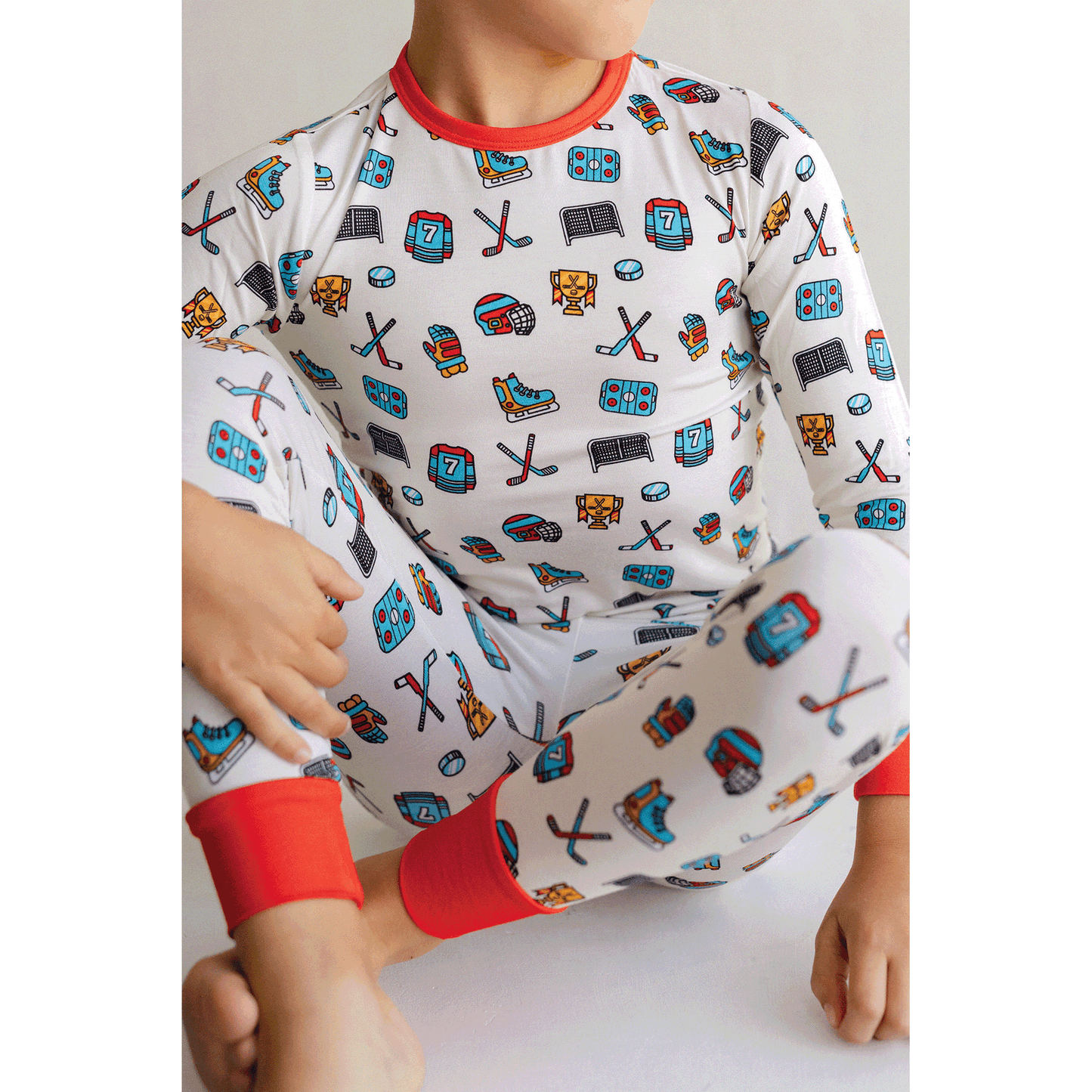 Hockey Two-Piece Pajama Set