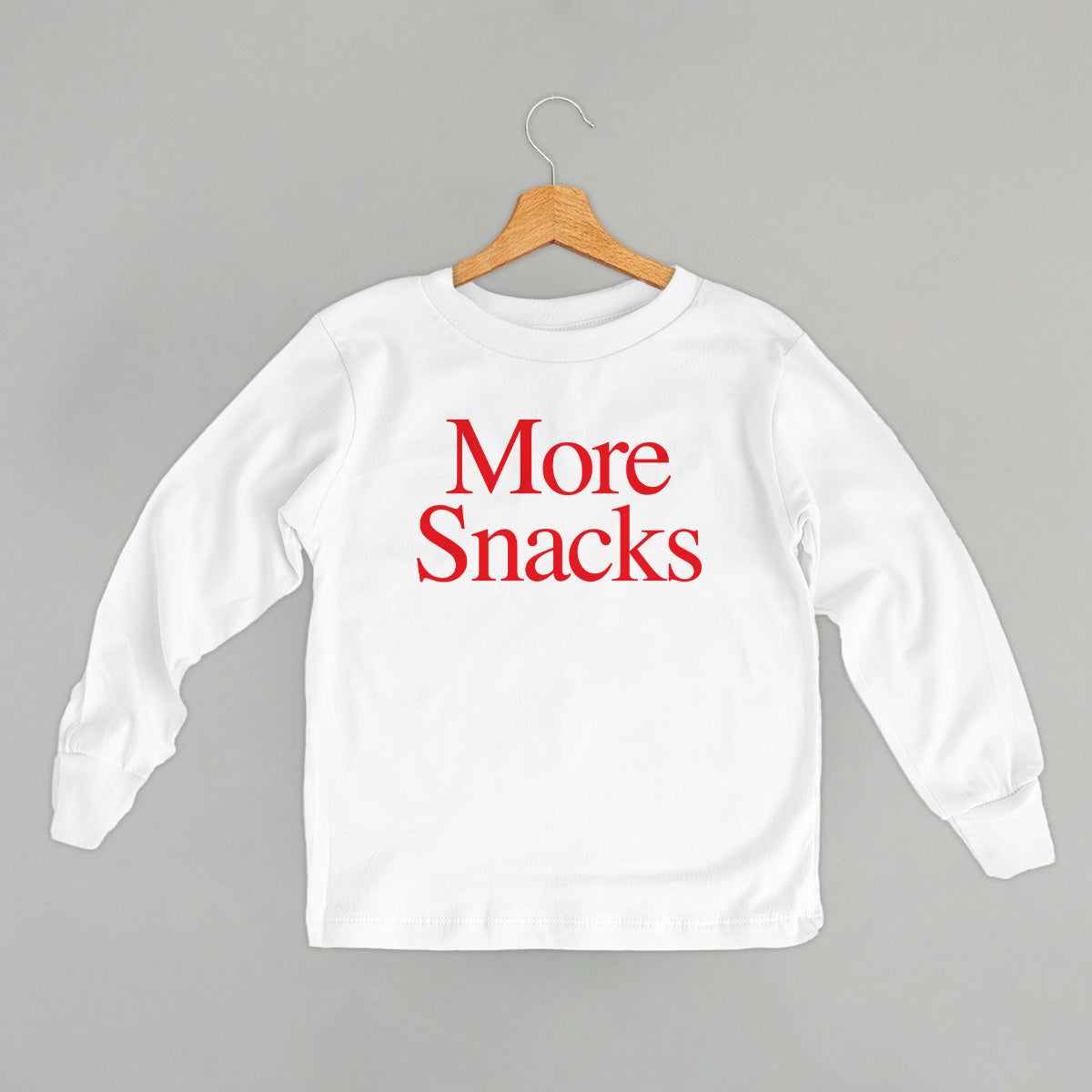 More Snacks Text (Kids)