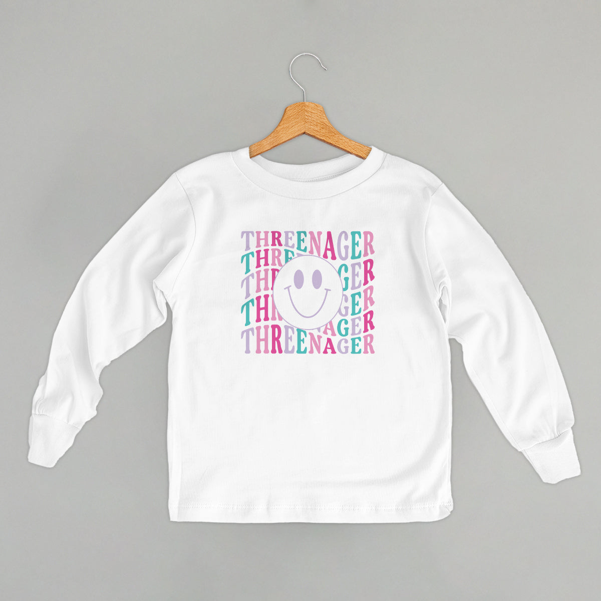 Threenager (Pink + Purple) (Kids)