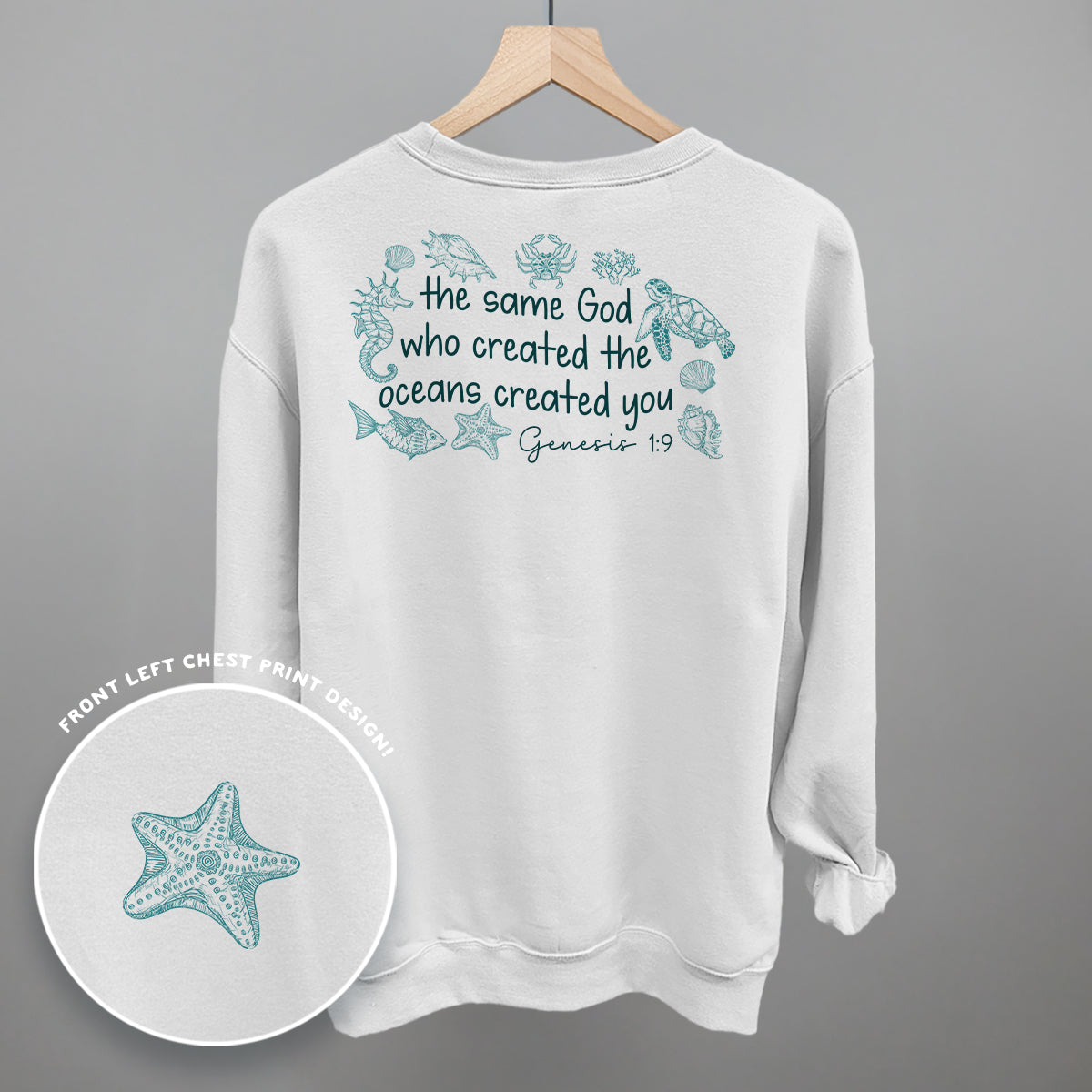 The Same God Who Created Oceans (Back Print)
