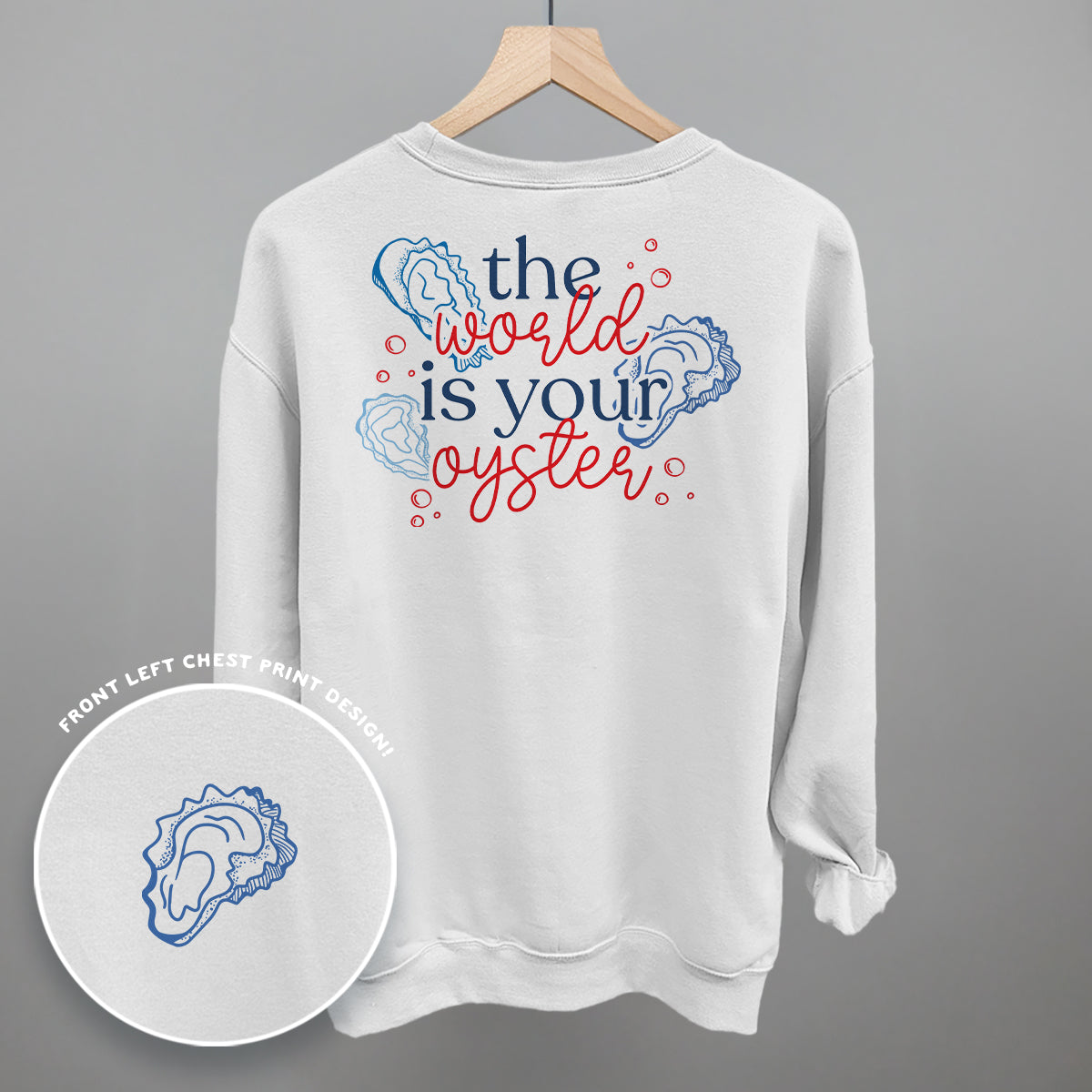 The World Is Your Oyster Doodles (Back Print)