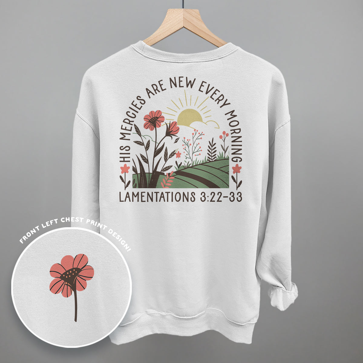His Mercies Are New Every Morning (Back Print)