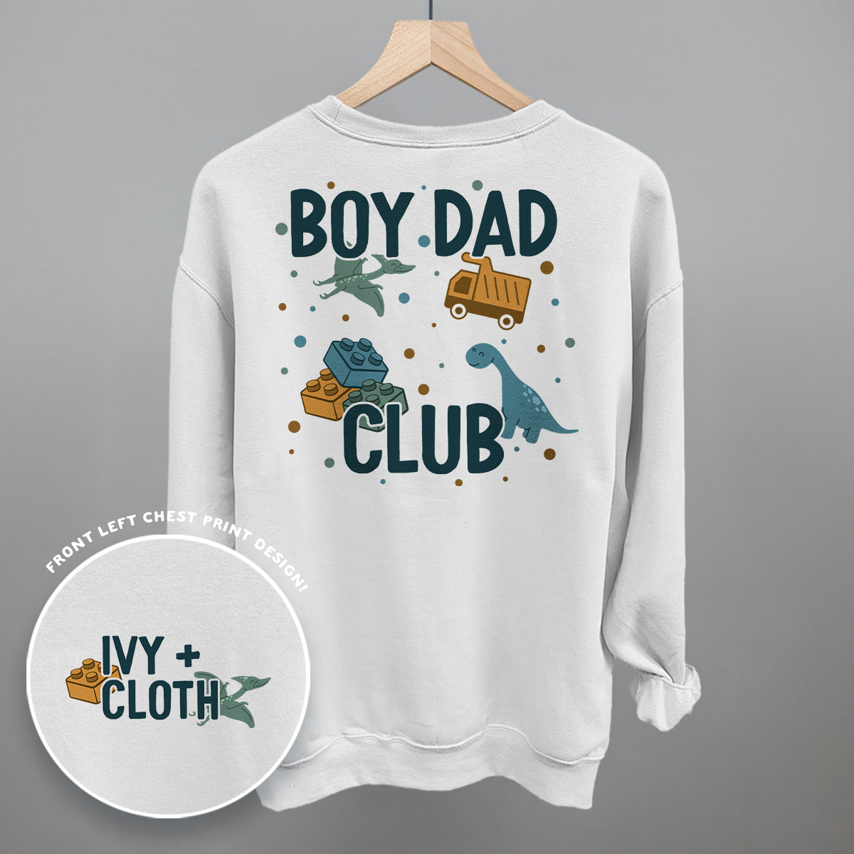 Boy Dad Club Doodles (Back Print)