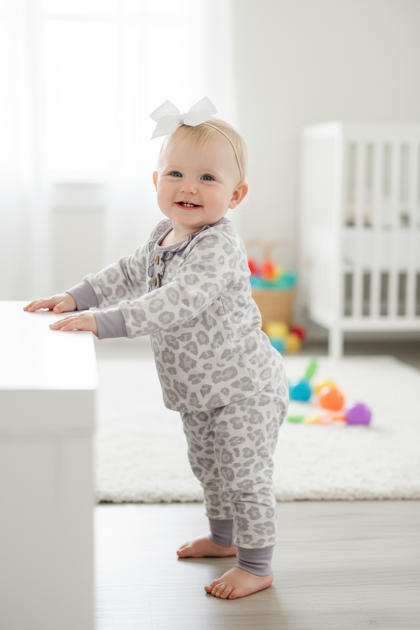 Natural Leopard 2pc. Toddler Set