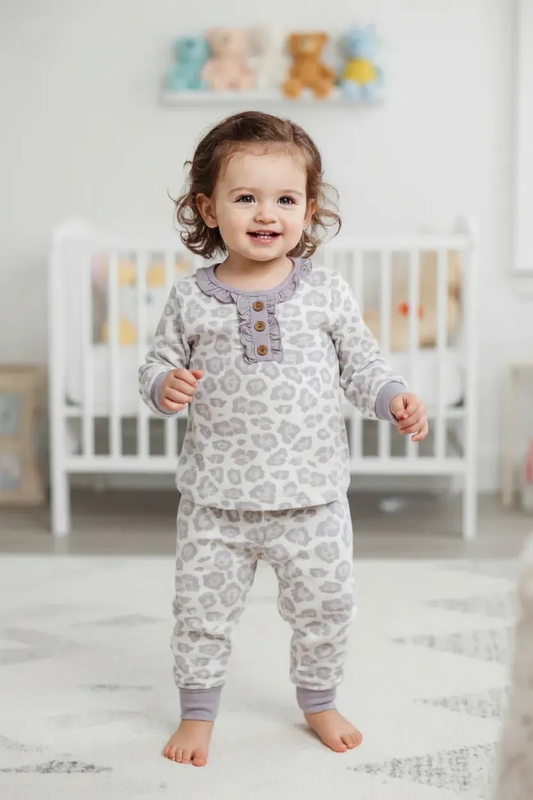 Natural Leopard 2pc. Toddler Set