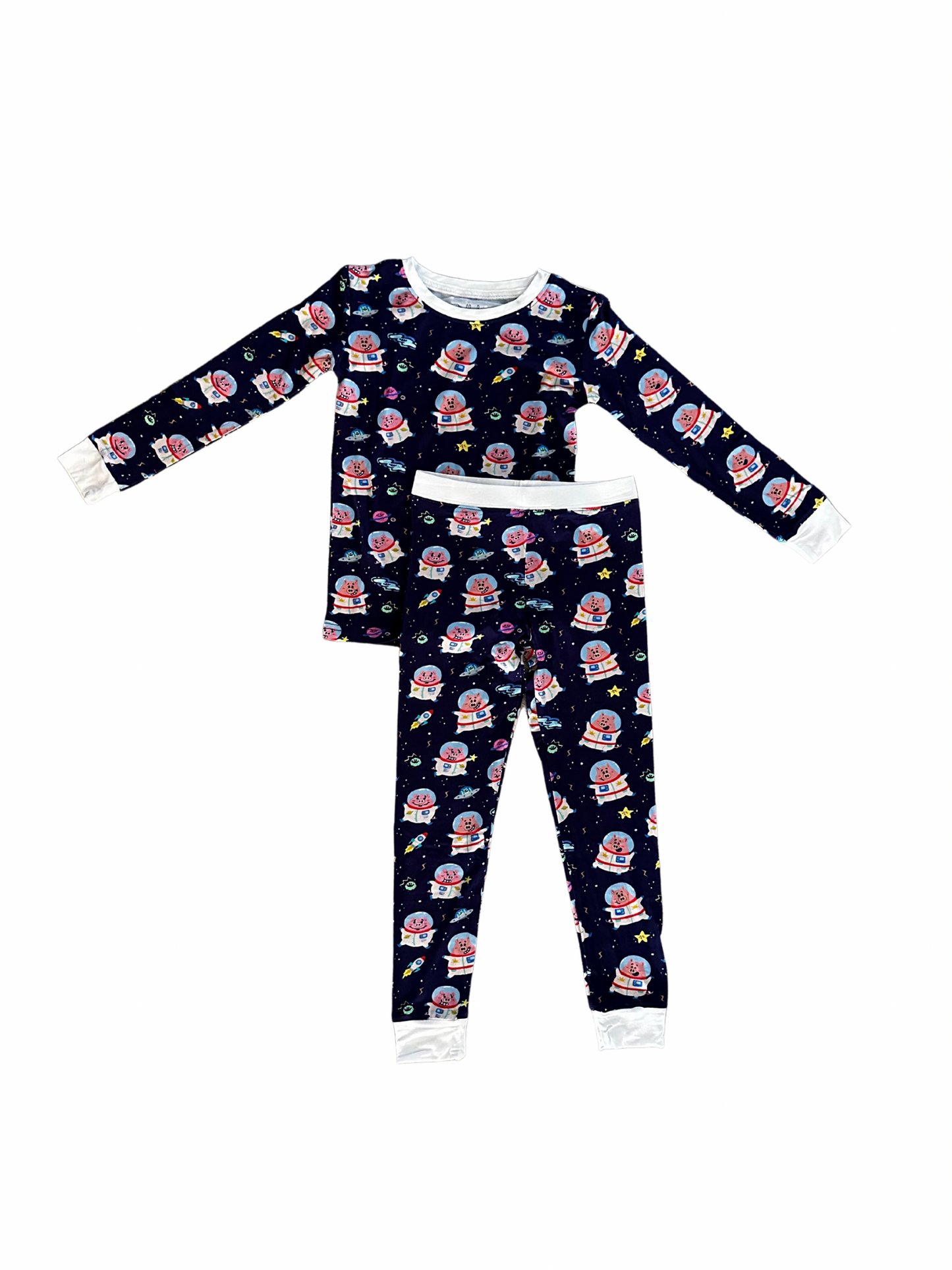 Space Pigs Long Sleeve Snuggle Set