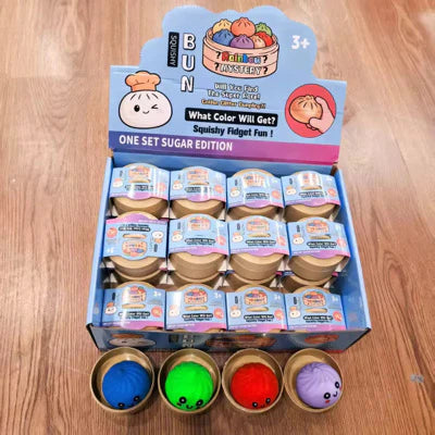 Mini Dumpling Squishy Toy | Sugar Edition Mystery Squishy Sensory Fidget (2.16")