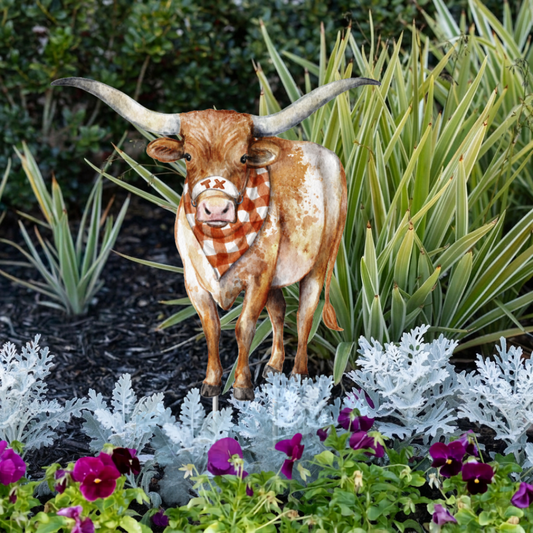 Longhorn Garden Stake
