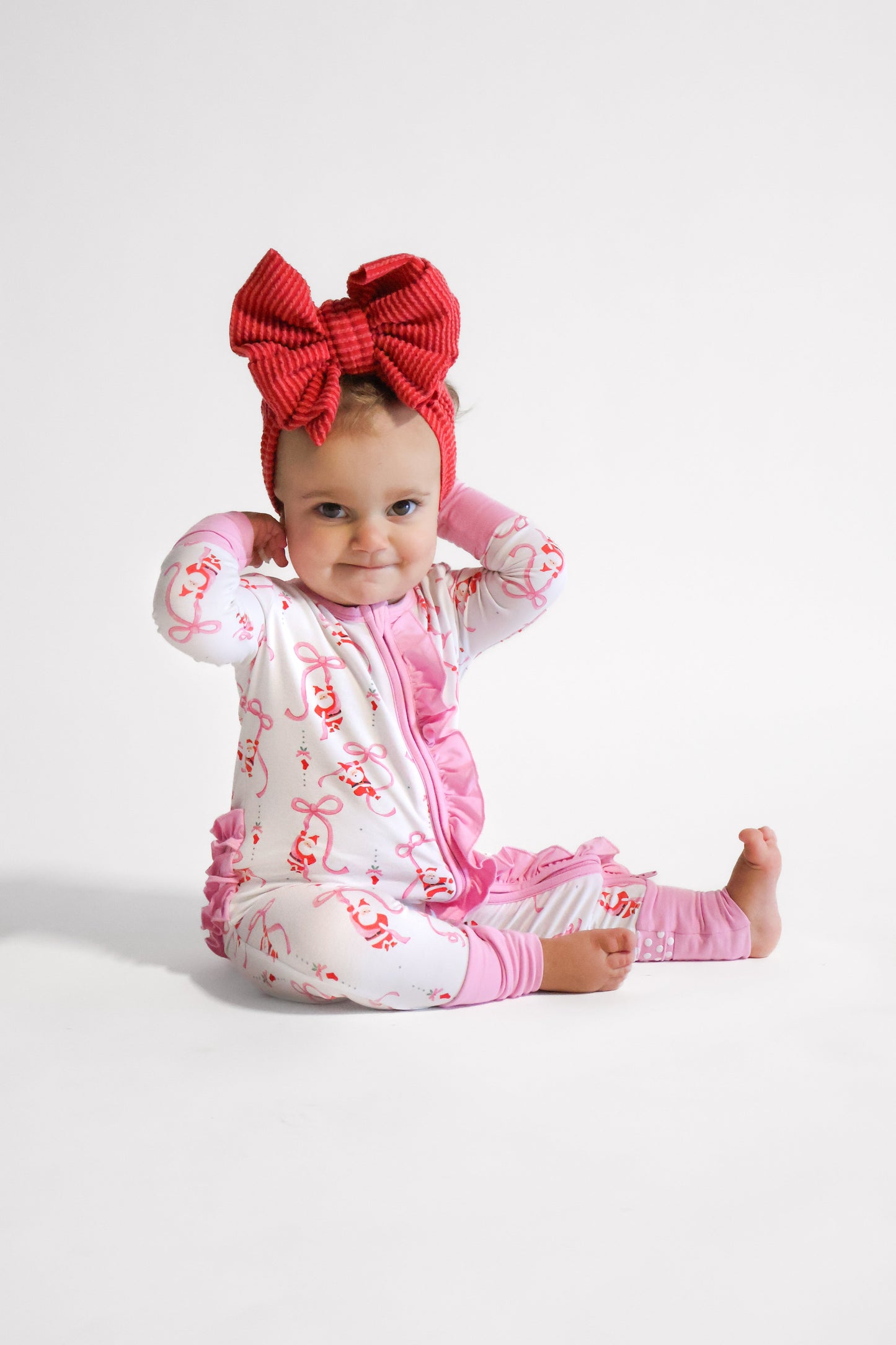 Santa Baby Convertible Zip Romper