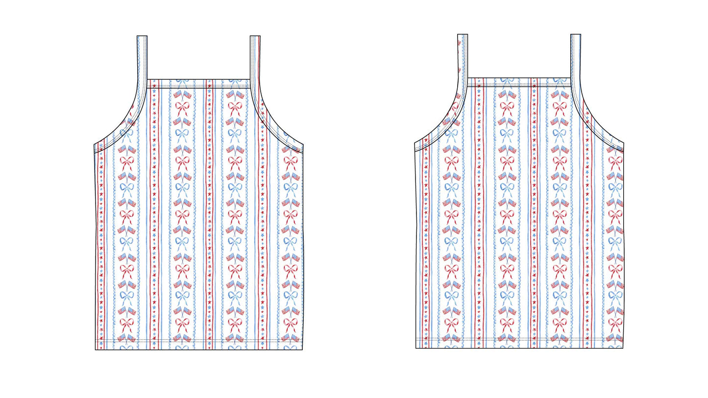 Caroline - Bamboo Tank