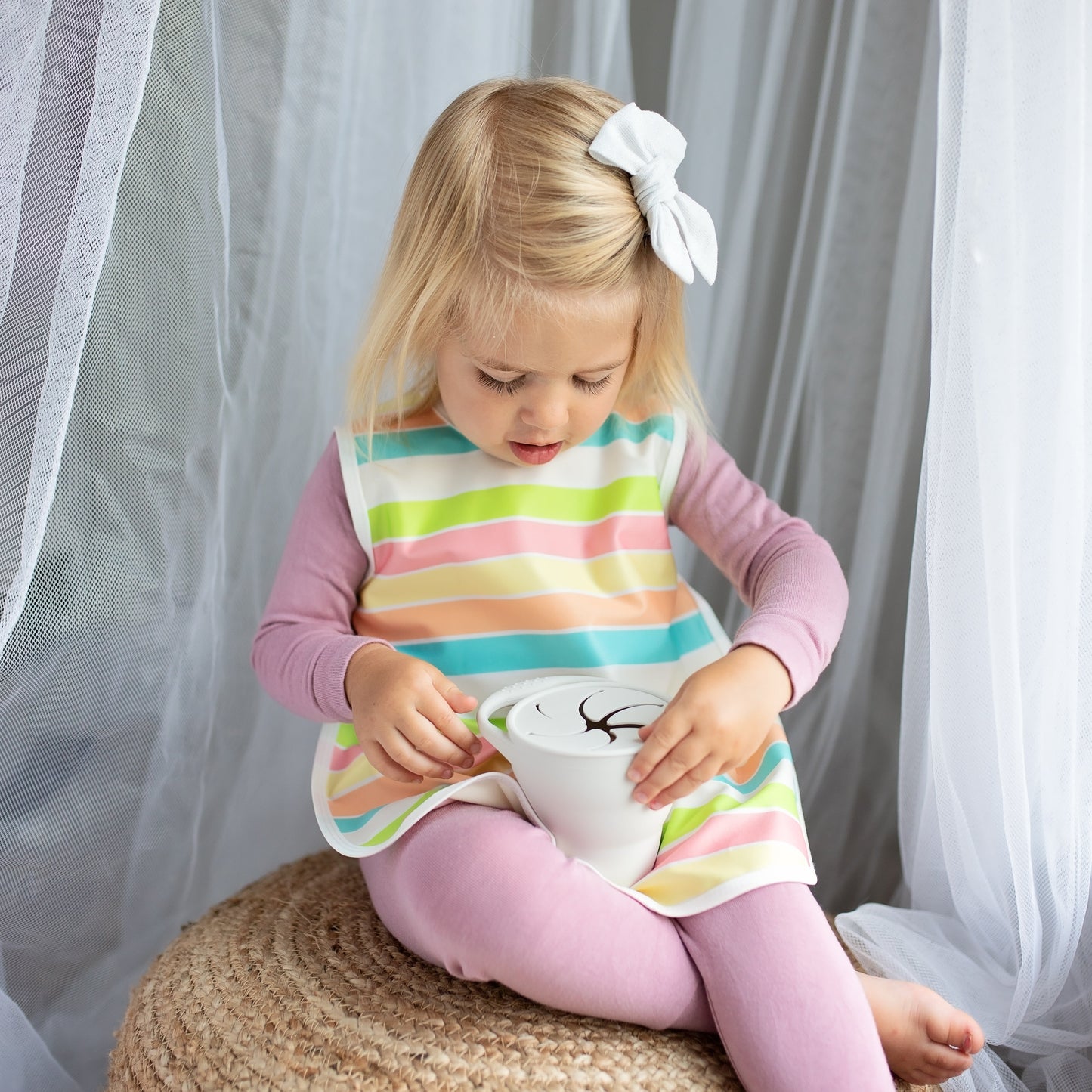 Rainbow Stripes Bapron